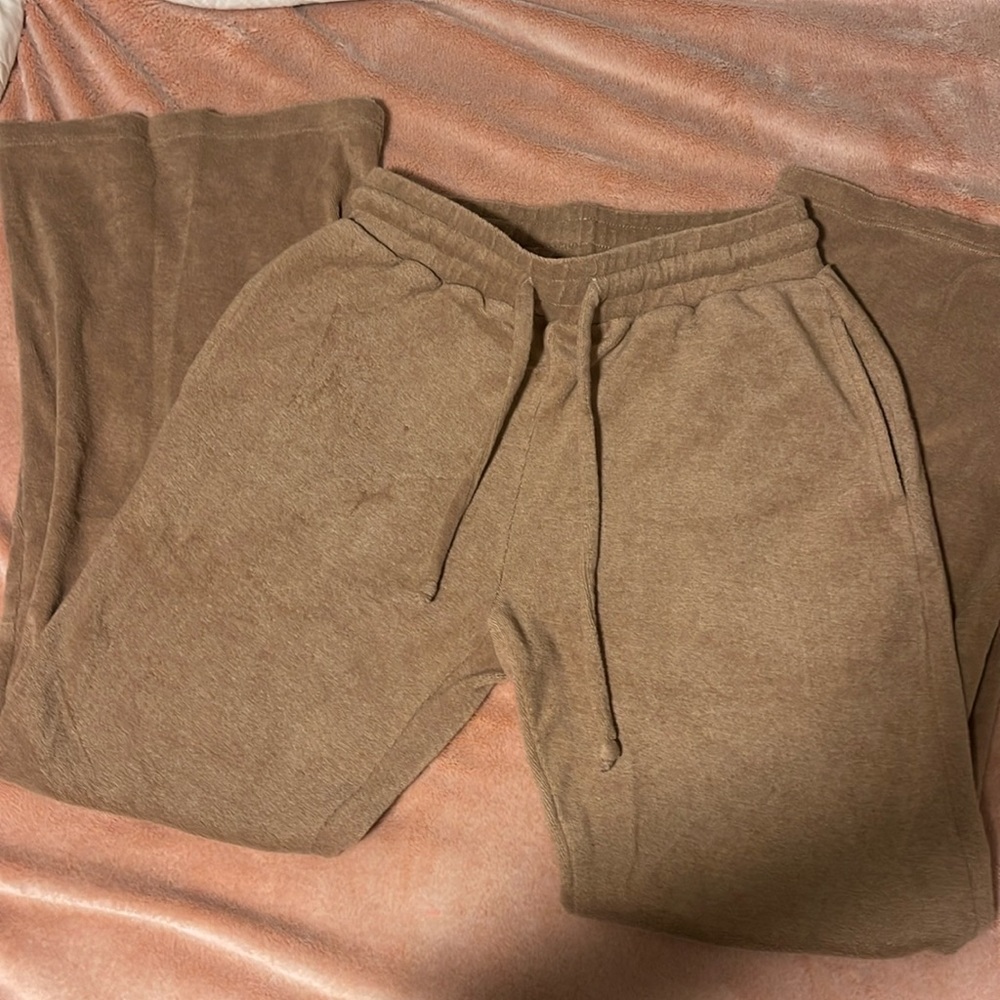 Year of Our caramel brown women’s wide legged leggings Size: XS